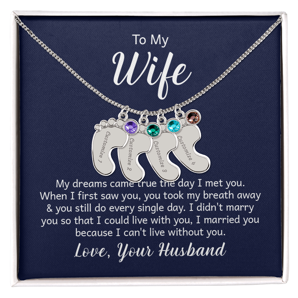 Baby Feet Carry Those Babies Around Your Neck!!