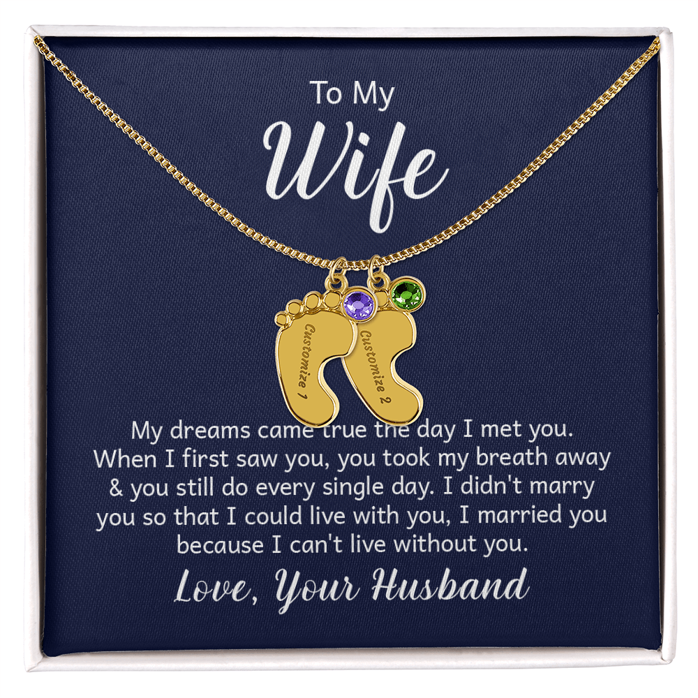 Baby Feet Carry Those Babies Around Your Neck!!