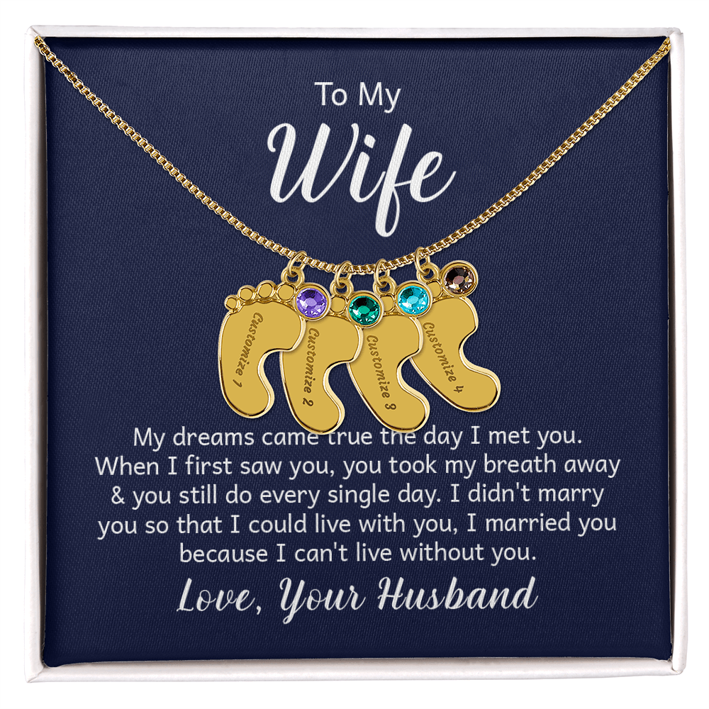 Baby Feet Carry Those Babies Around Your Neck!!