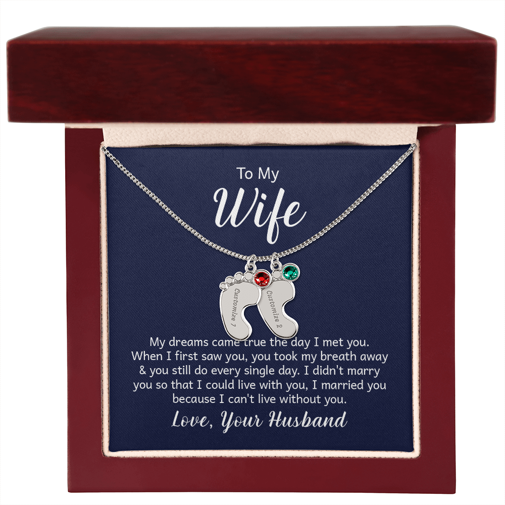 Baby Feet Carry Those Babies Around Your Neck!!