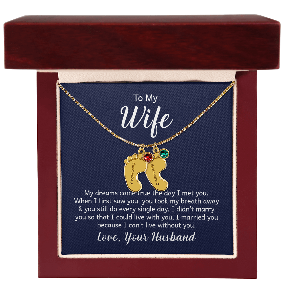 Baby Feet Carry Those Babies Around Your Neck!!