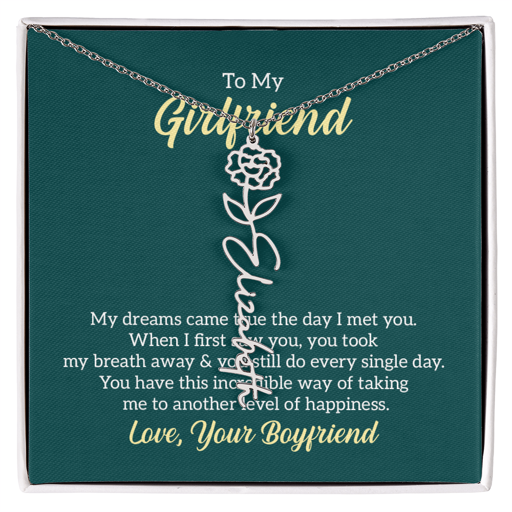 Birthday Name Necklace for that Special Person in your Life