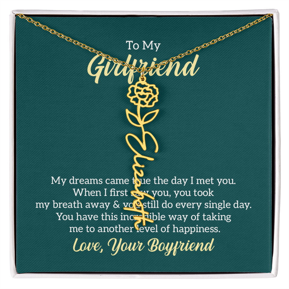 Birthday Name Necklace for that Special Person in your Life