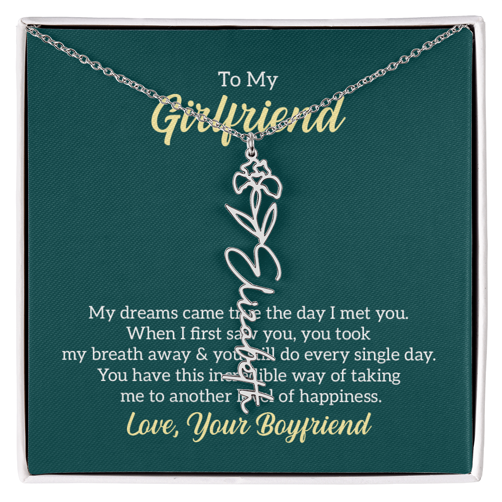 Birthday Name Necklace for that Special Person in your Life