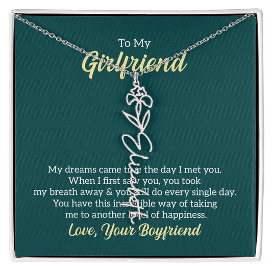 Birthday Name Necklace for that Special Person in your Life