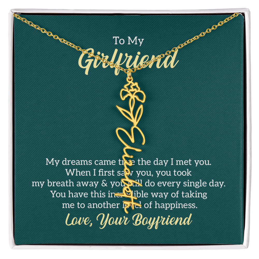 Birthday Name Necklace for that Special Person in your Life