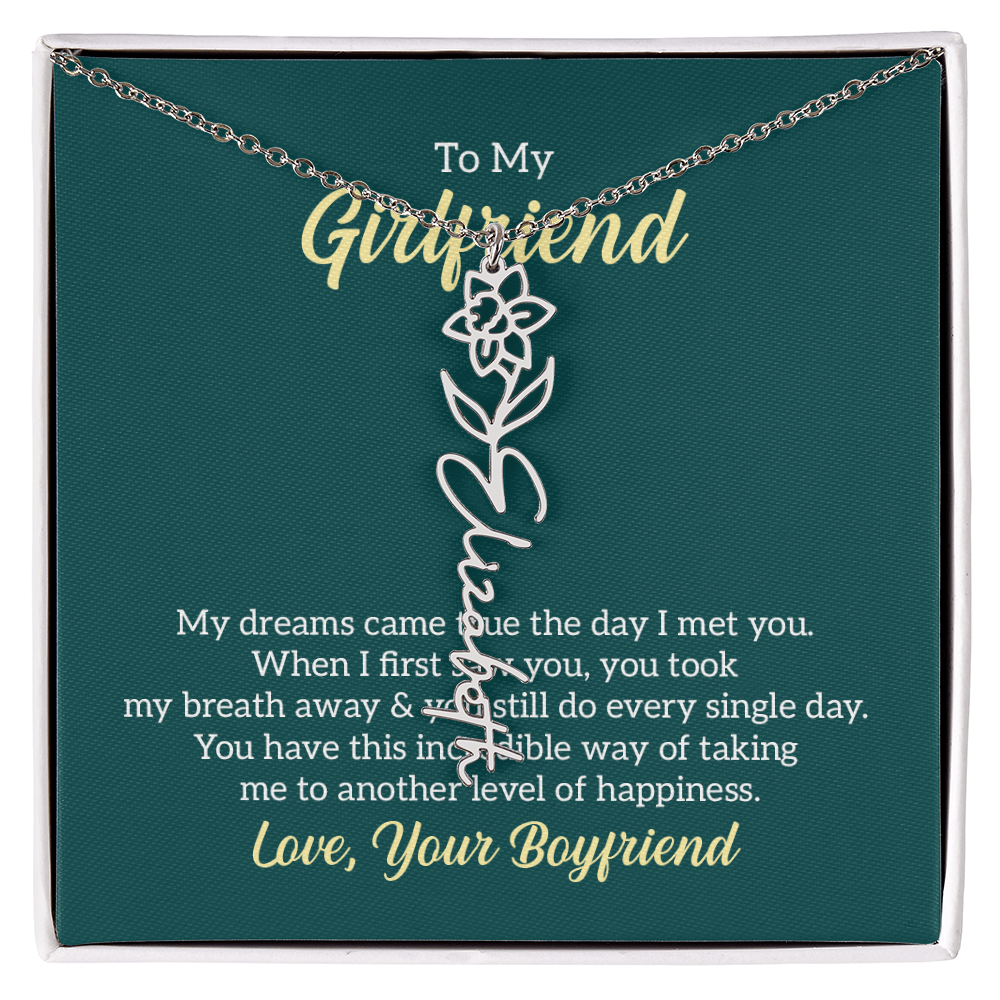 Birthday Name Necklace for that Special Person in your Life