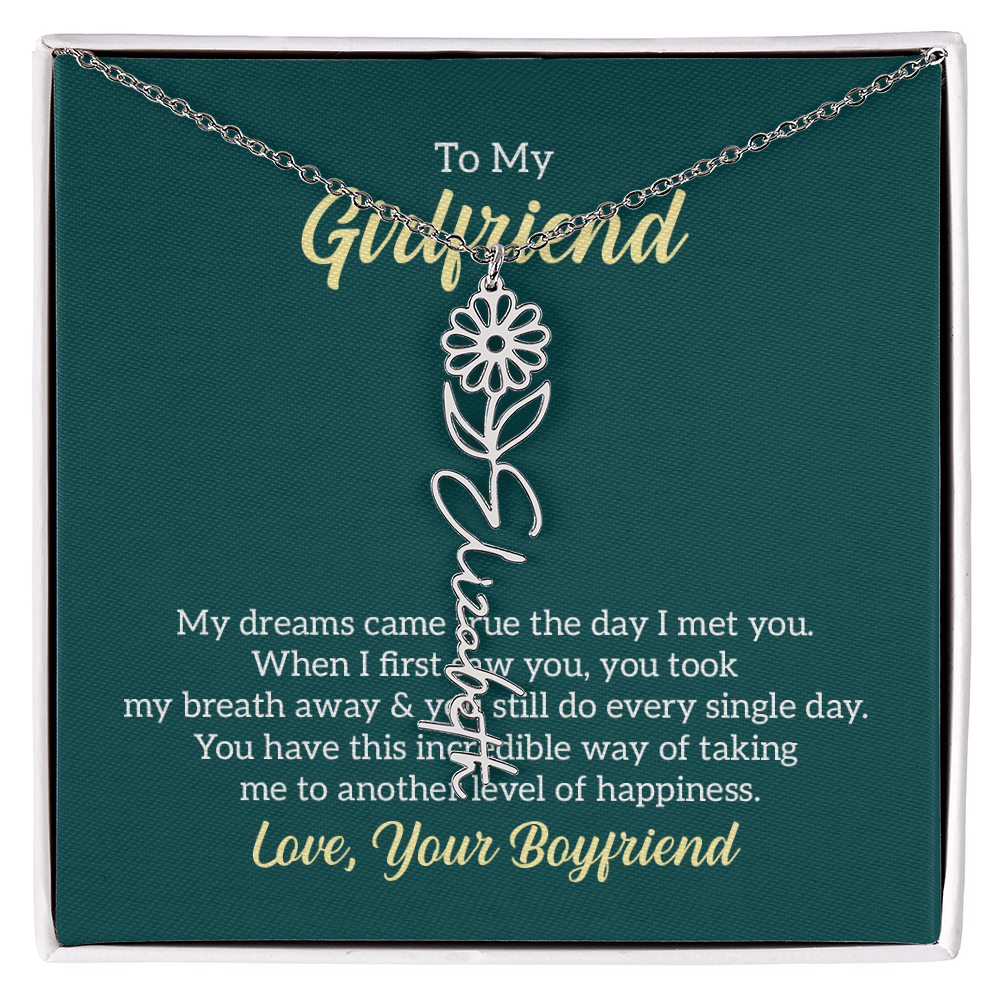 Birthday Name Necklace for that Special Person in your Life