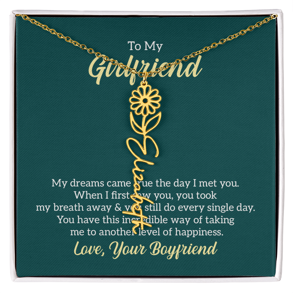 Birthday Name Necklace for that Special Person in your Life