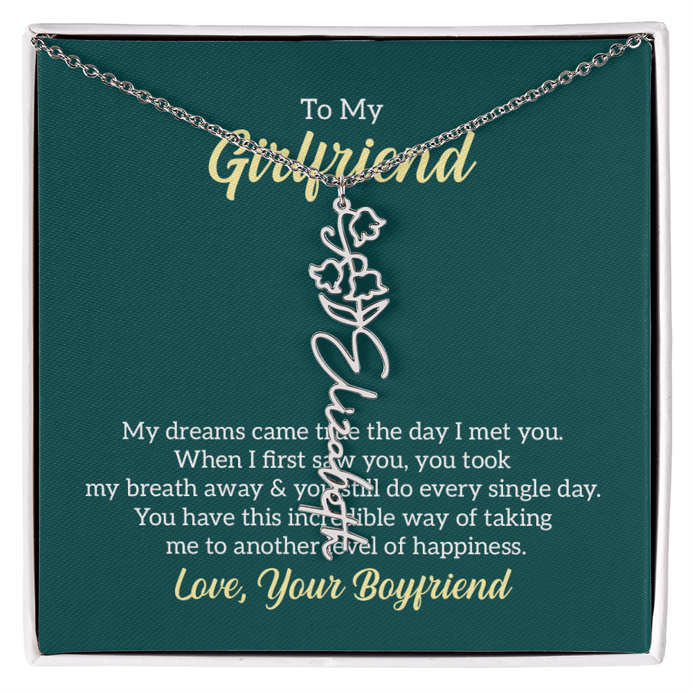 Birthday Name Necklace for that Special Person in your Life