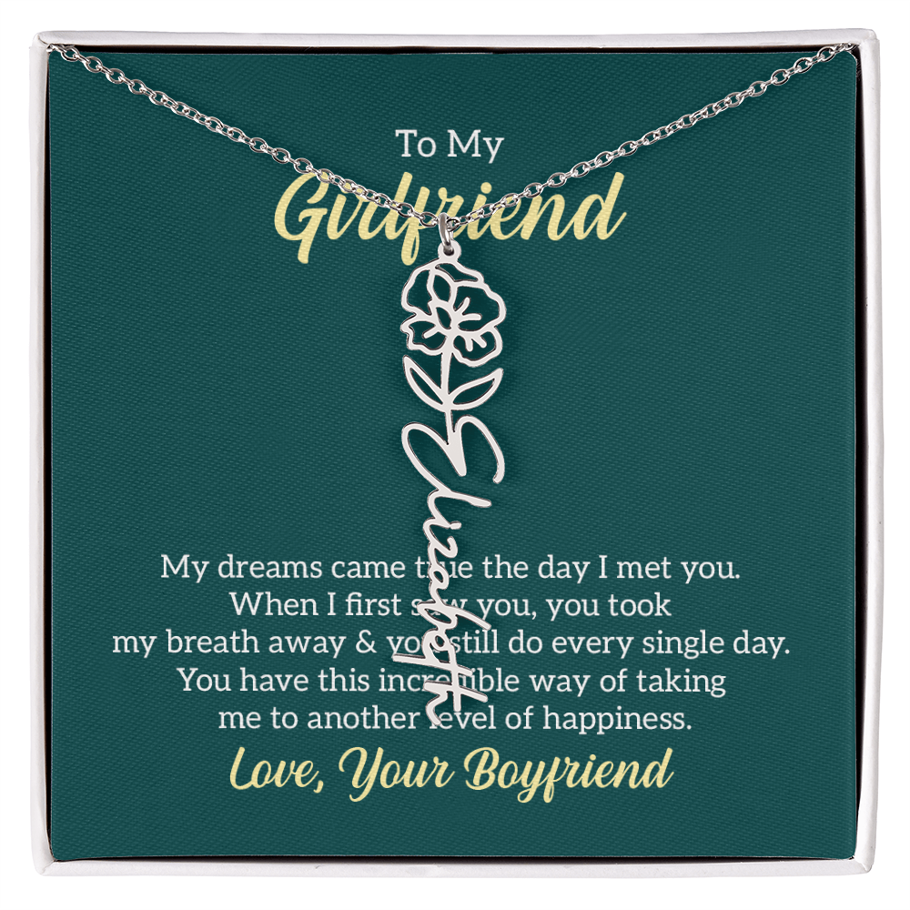 Birthday Name Necklace for that Special Person in your Life