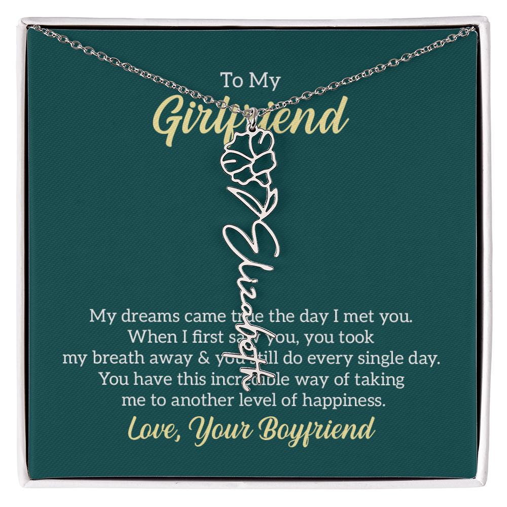 Birthday Name Necklace for that Special Person in your Life