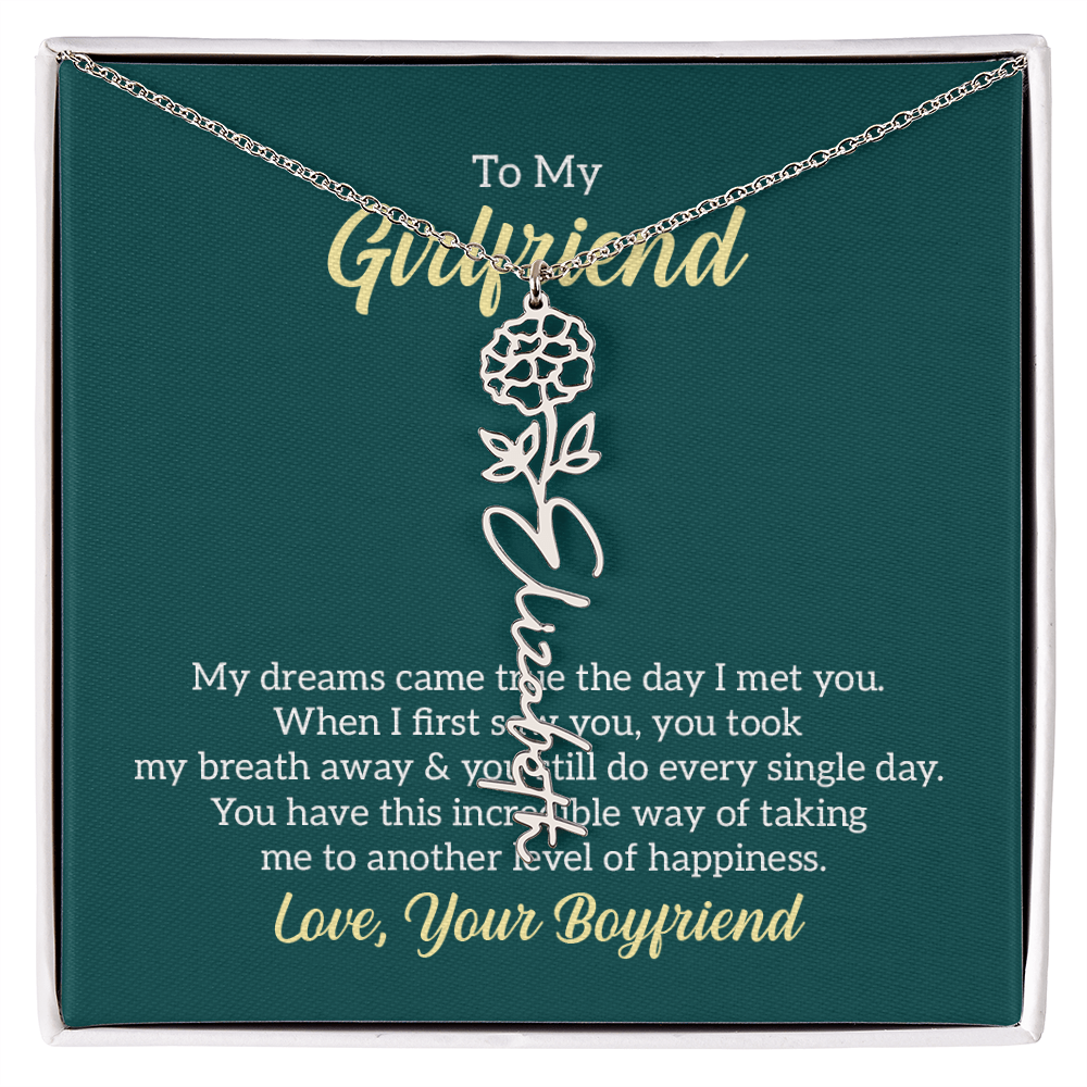 Birthday Name Necklace for that Special Person in your Life