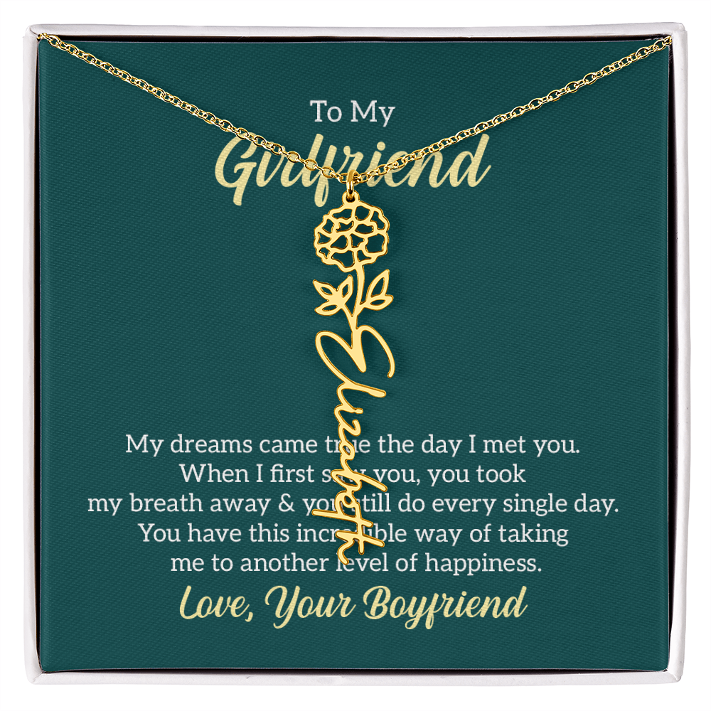 Birthday Name Necklace for that Special Person in your Life