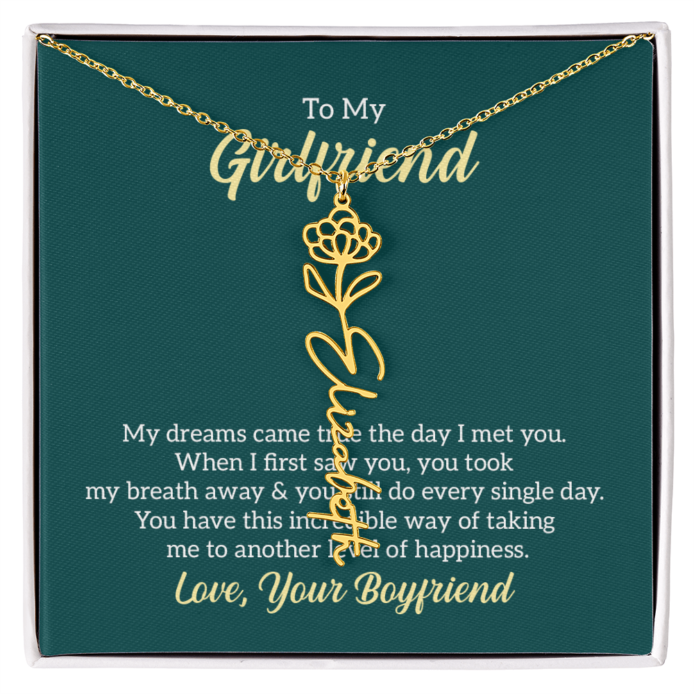 Birthday Name Necklace for that Special Person in your Life