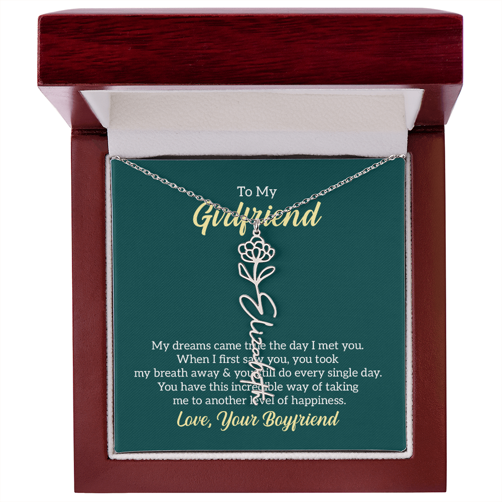 Birthday Name Necklace for that Special Person in your Life