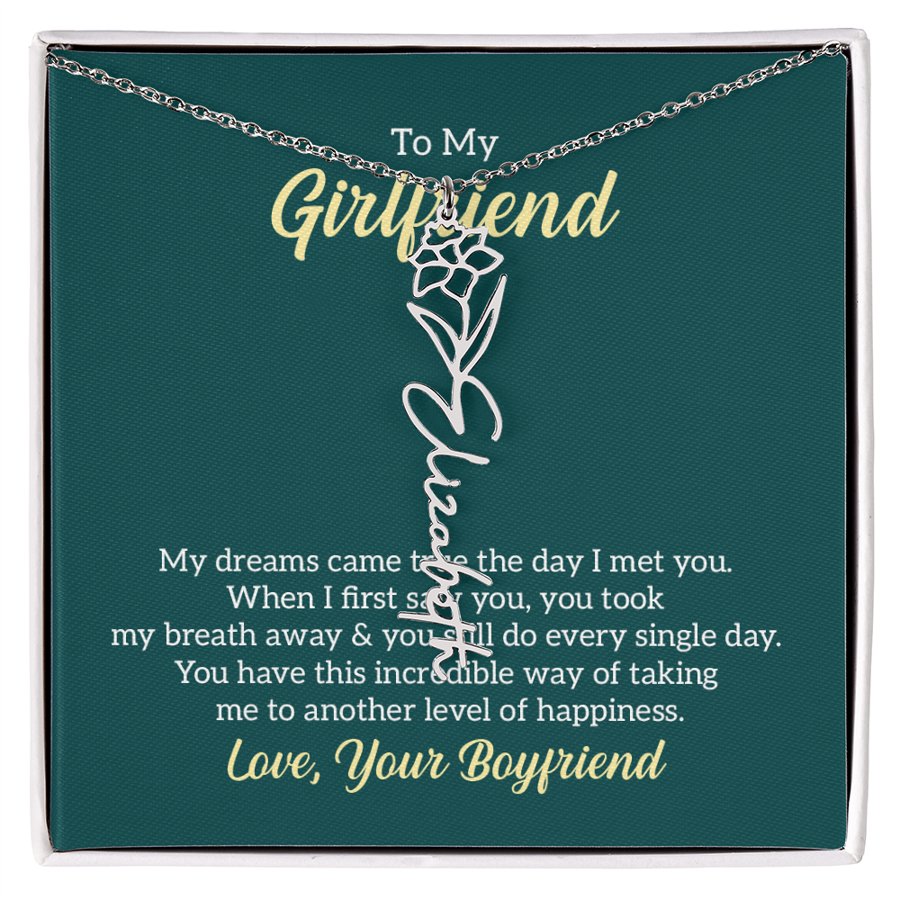 Birthday Name Necklace for that Special Person in your Life