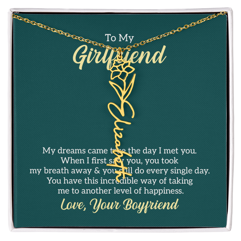 Birthday Name Necklace for that Special Person in your Life