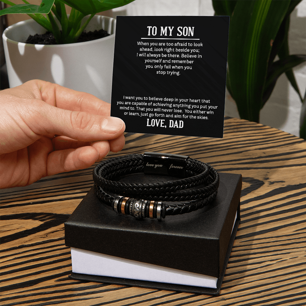 :Love You Forever Bracelet for the Man in your Life!