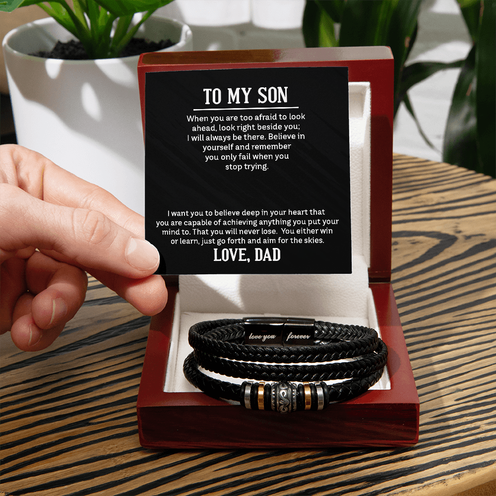 :Love You Forever Bracelet for the Man in your Life!