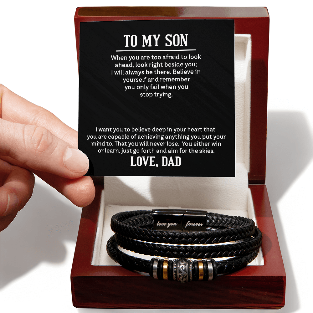 :Love You Forever Bracelet for the Man in your Life!