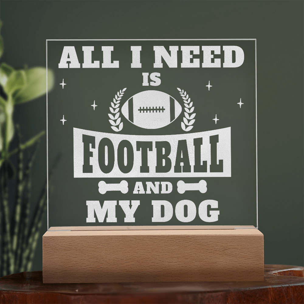 Engraved Square LED Acrylic Plaque