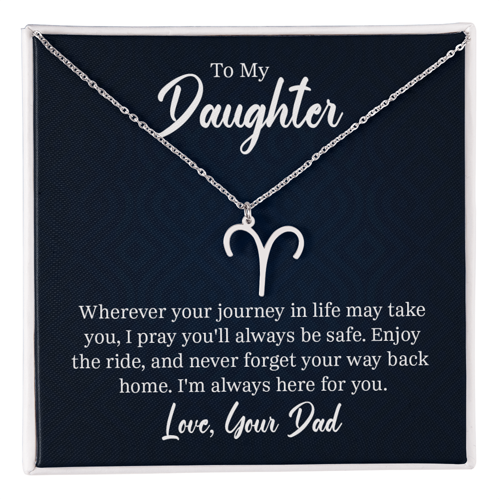 Always Know Where Your Stars Will Take You - Zodiac Necklace