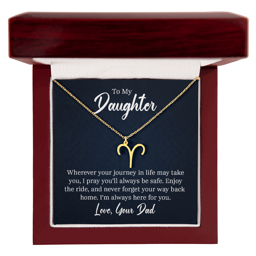 Always Know Where Your Stars Will Take You - Zodiac Necklace