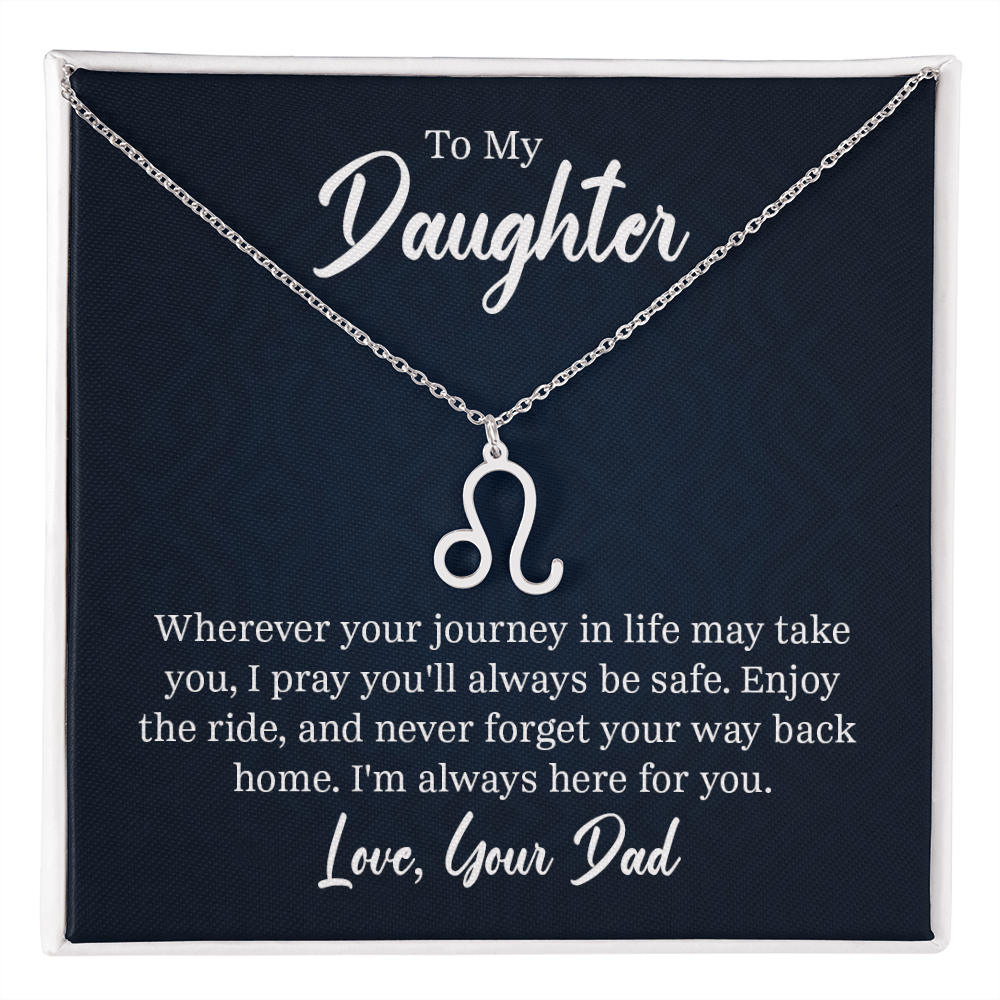 Always Know Where Your Stars Will Take You - Zodiac Necklace