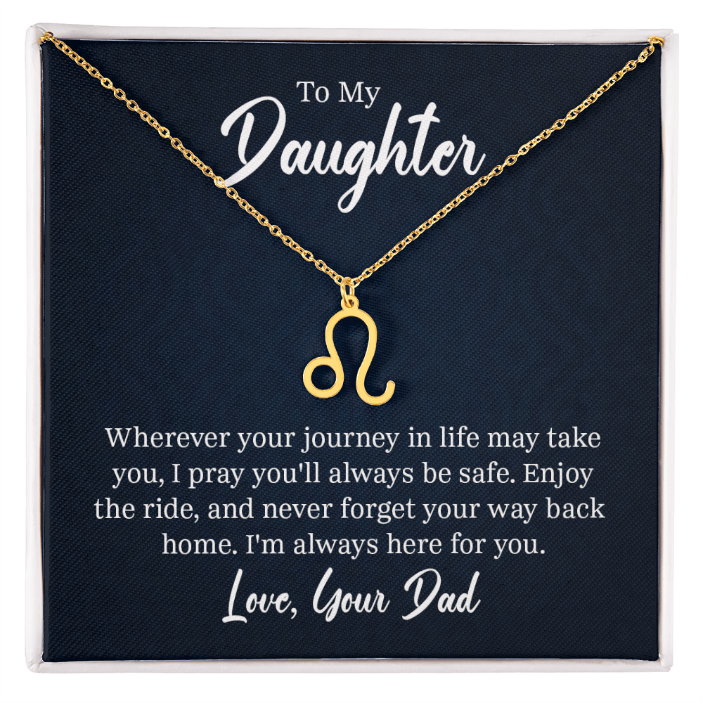 Always Know Where Your Stars Will Take You - Zodiac Necklace