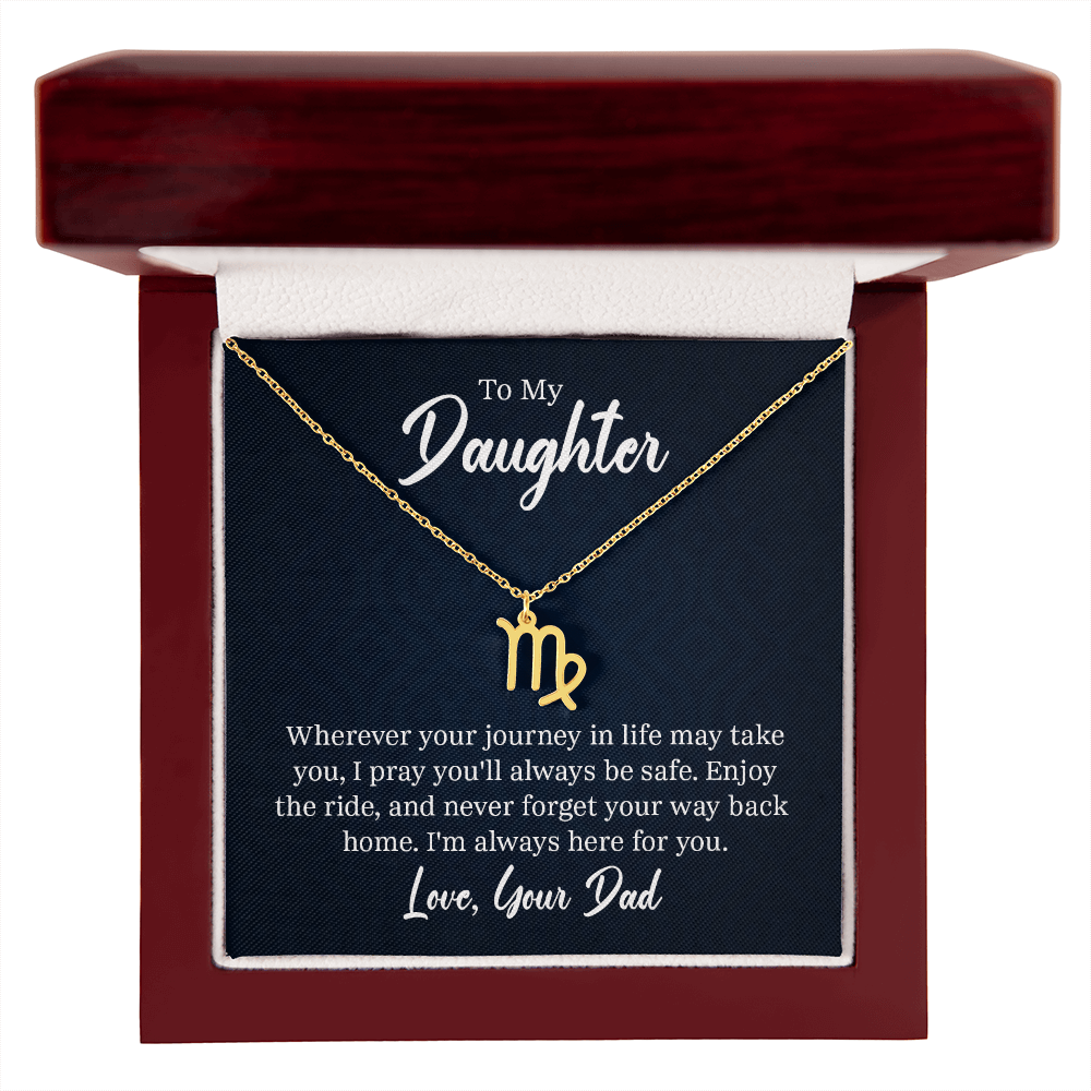 Always Know Where Your Stars Will Take You - Zodiac Necklace