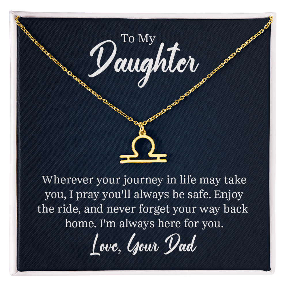 Always Know Where Your Stars Will Take You - Zodiac Necklace