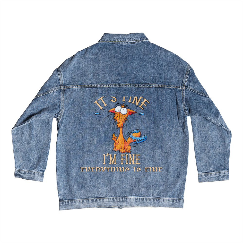 Men's DTG Denim Jacket - Perfect for Fall Weather!!