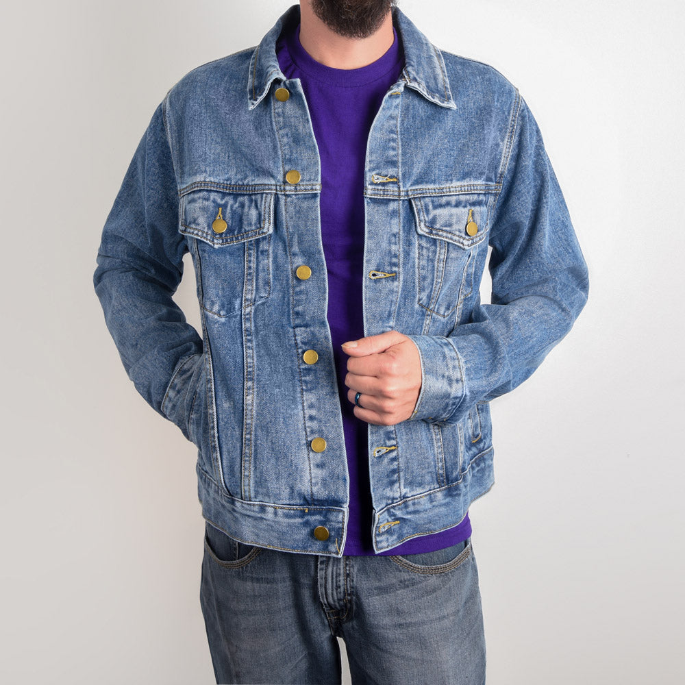 Men's DTG Denim Jacket - Perfect for Fall Weather!!