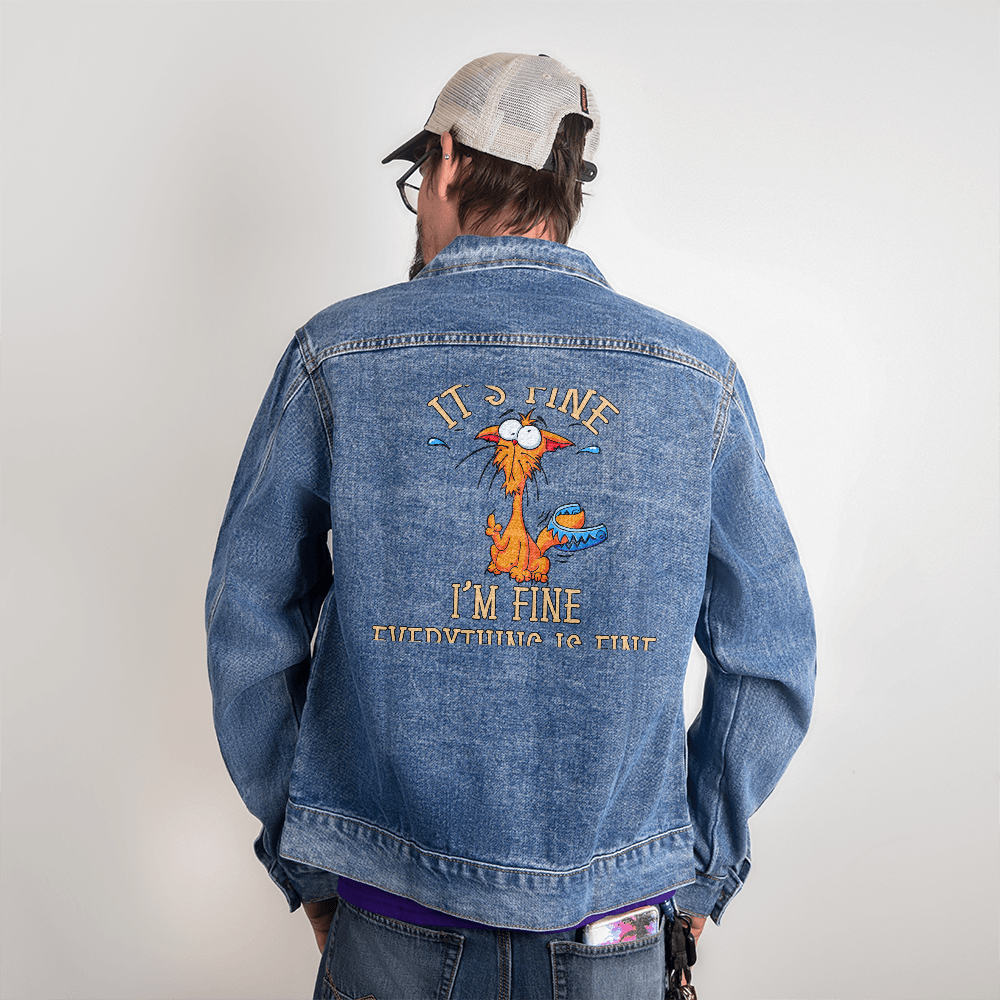 Men's DTG Denim Jacket - Perfect for Fall Weather!!