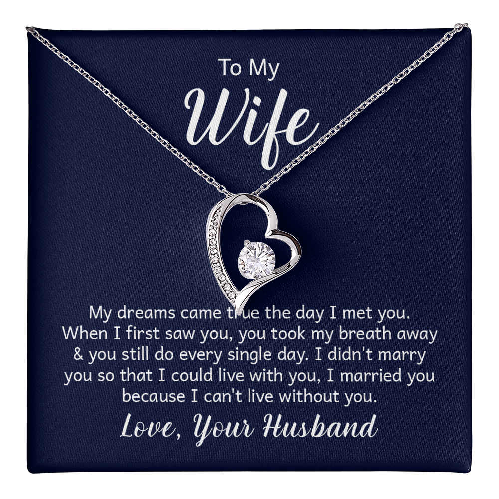 Forever Love Necklace - Make the Woman in your Life Scream with Happiness - Engravable
