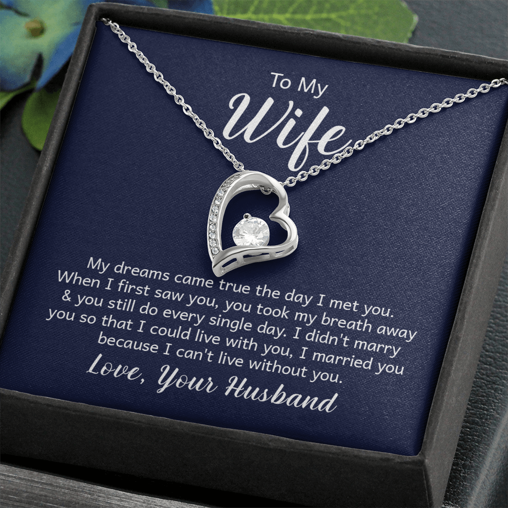 Forever Love Necklace - Make the Woman in your Life Scream with Happiness - Engravable