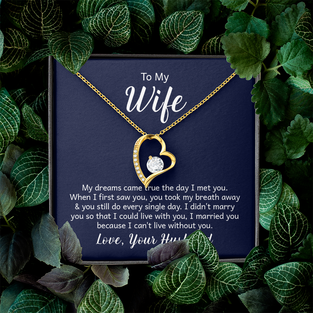 Forever Love Necklace - Make the Woman in your Life Scream with Happiness - Engravable