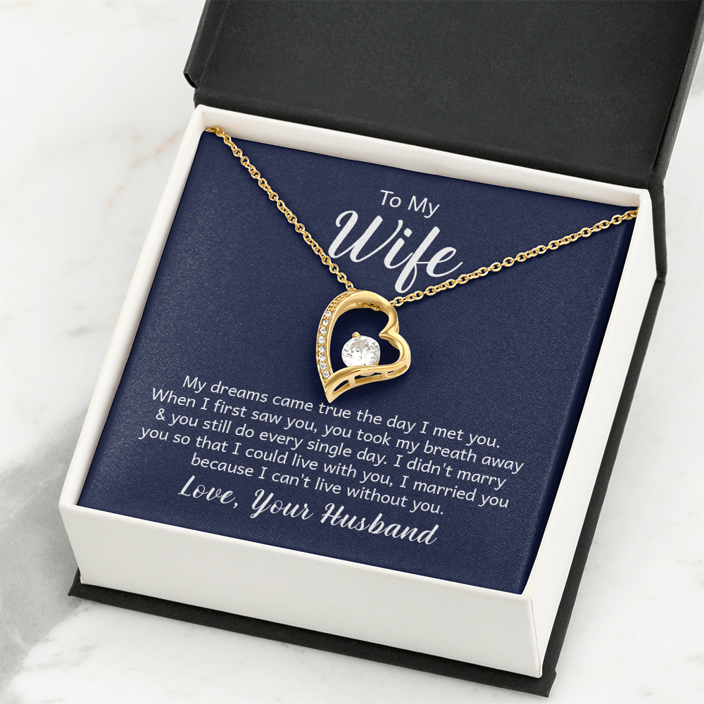 Forever Love Necklace - Make the Woman in your Life Scream with Happiness - Engravable