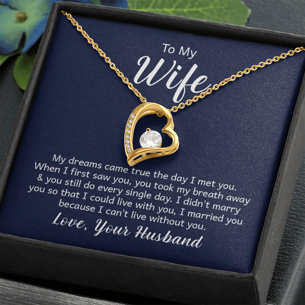 Forever Love Necklace - Make the Woman in your Life Scream with Happiness - Engravable