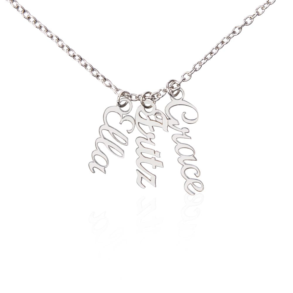 Show off Your Babies with this Multi Name Necklace!!