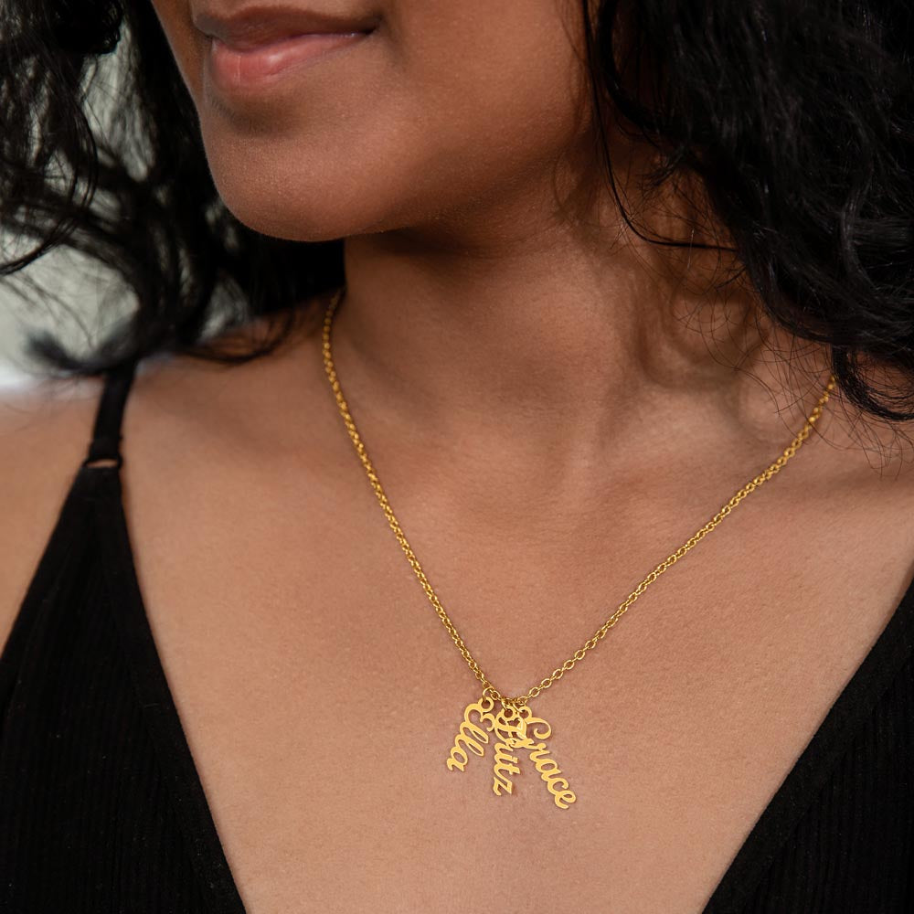 Show off Your Babies with this Multi Name Necklace!!