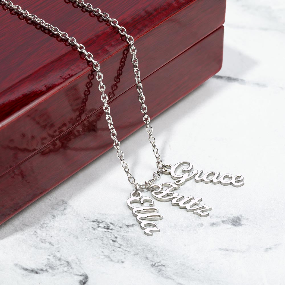 Show off Your Babies with this Multi Name Necklace!!