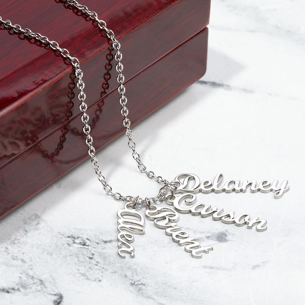 Show off Your Babies with this Multi Name Necklace!!