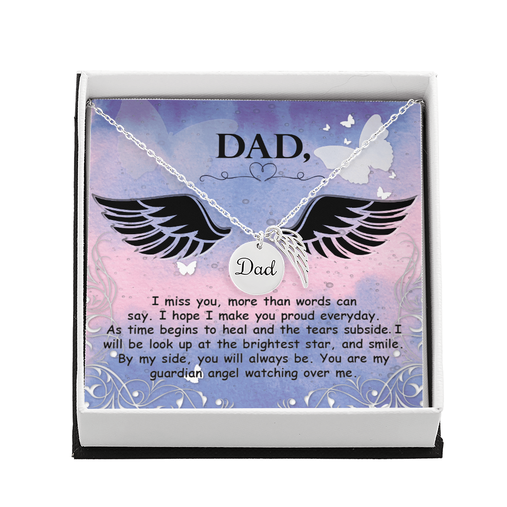 A Memorial to Dad Necklace - Engravable