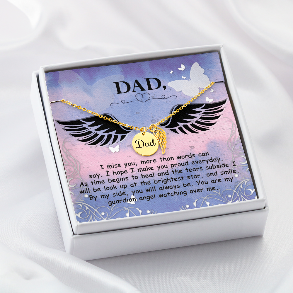 A Memorial to Dad Necklace - Engravable