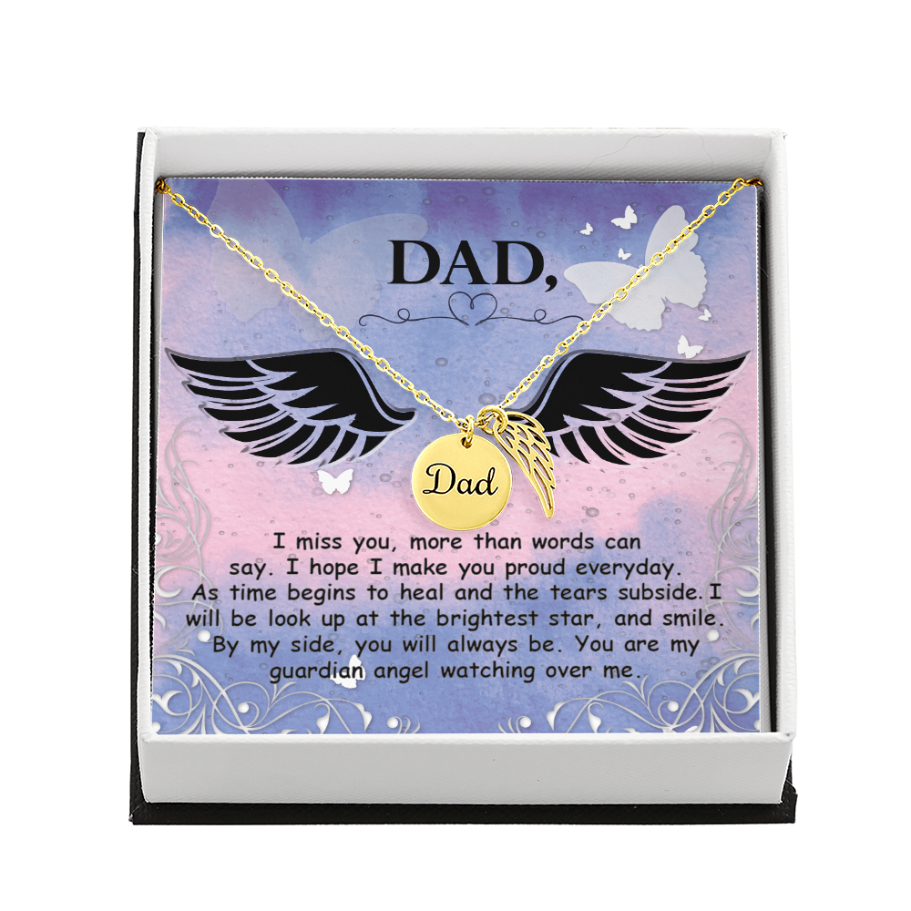 A Memorial to Dad Necklace - Engravable