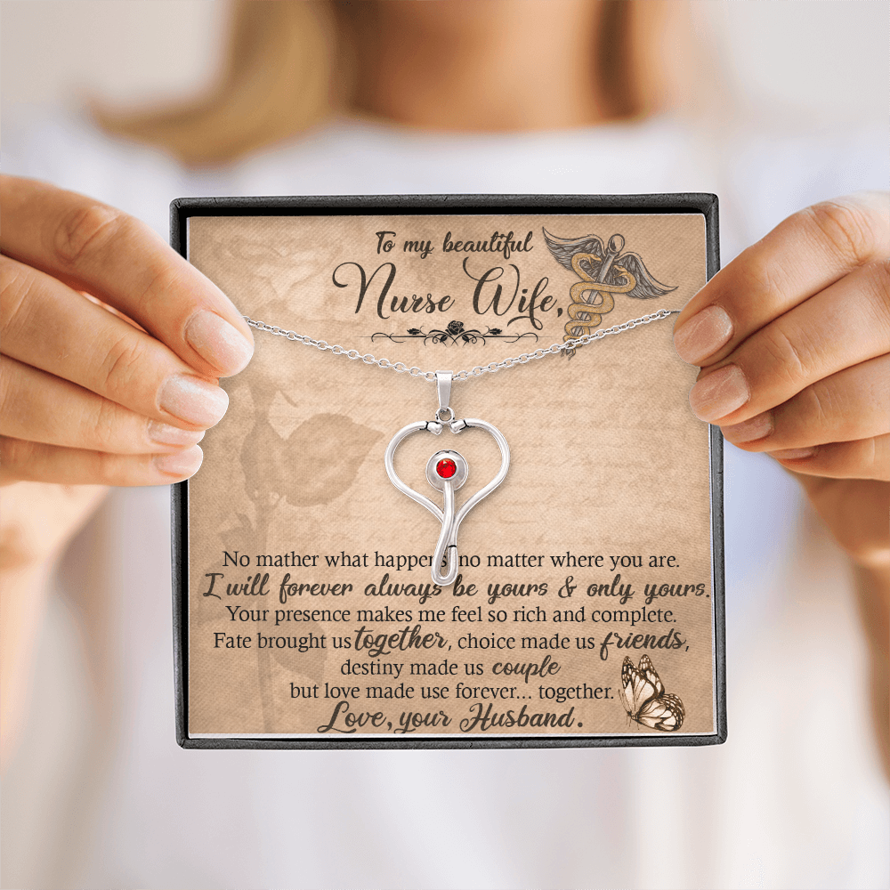 Nurses Need Love Too - This Stethoscope Necklace is the Perfect Gift to Show your Love!