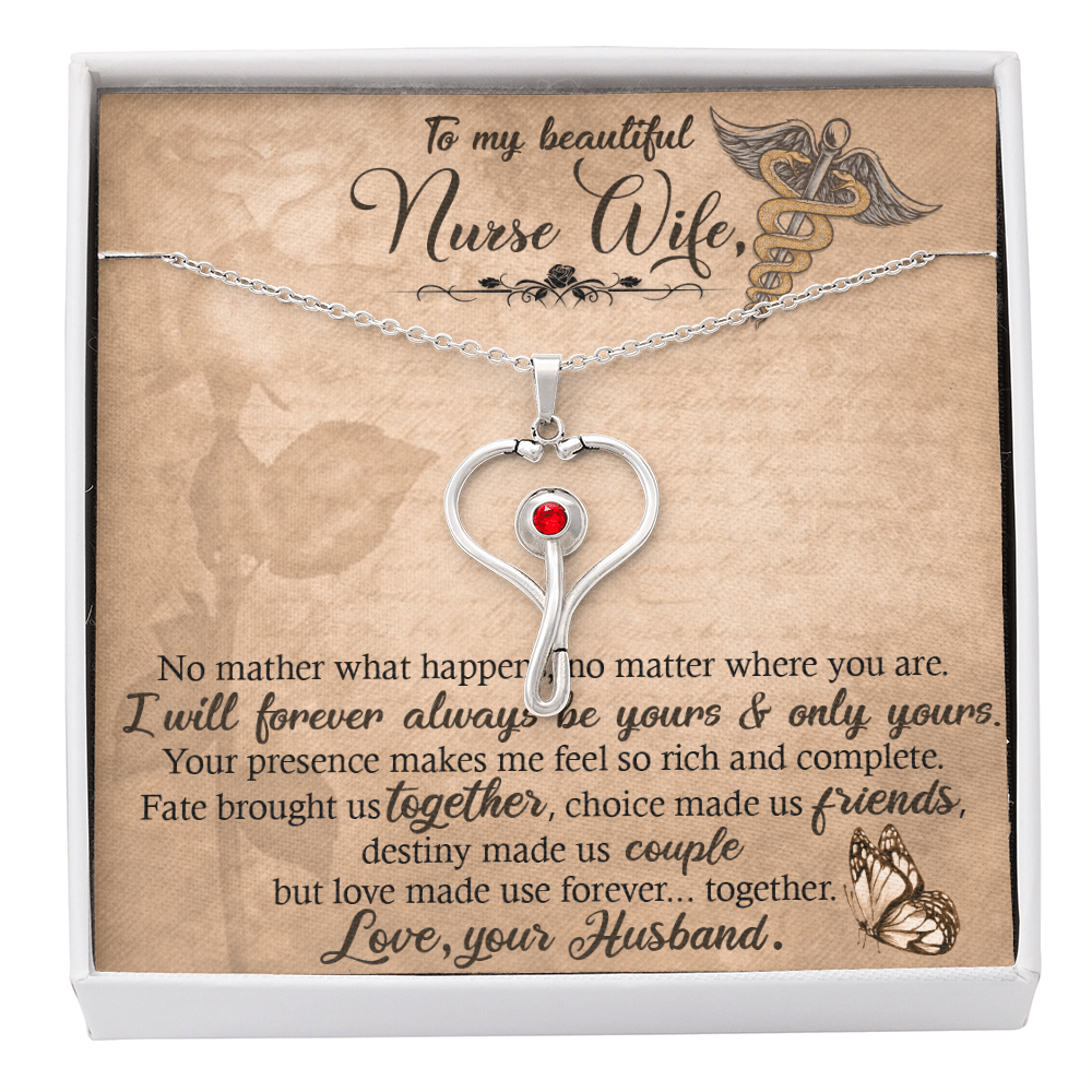 Nurses Need Love Too - This Stethoscope Necklace is the Perfect Gift to Show your Love!