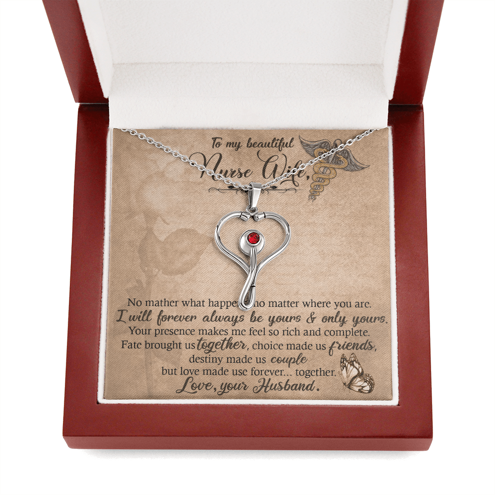 Nurses Need Love Too - This Stethoscope Necklace is the Perfect Gift to Show your Love!